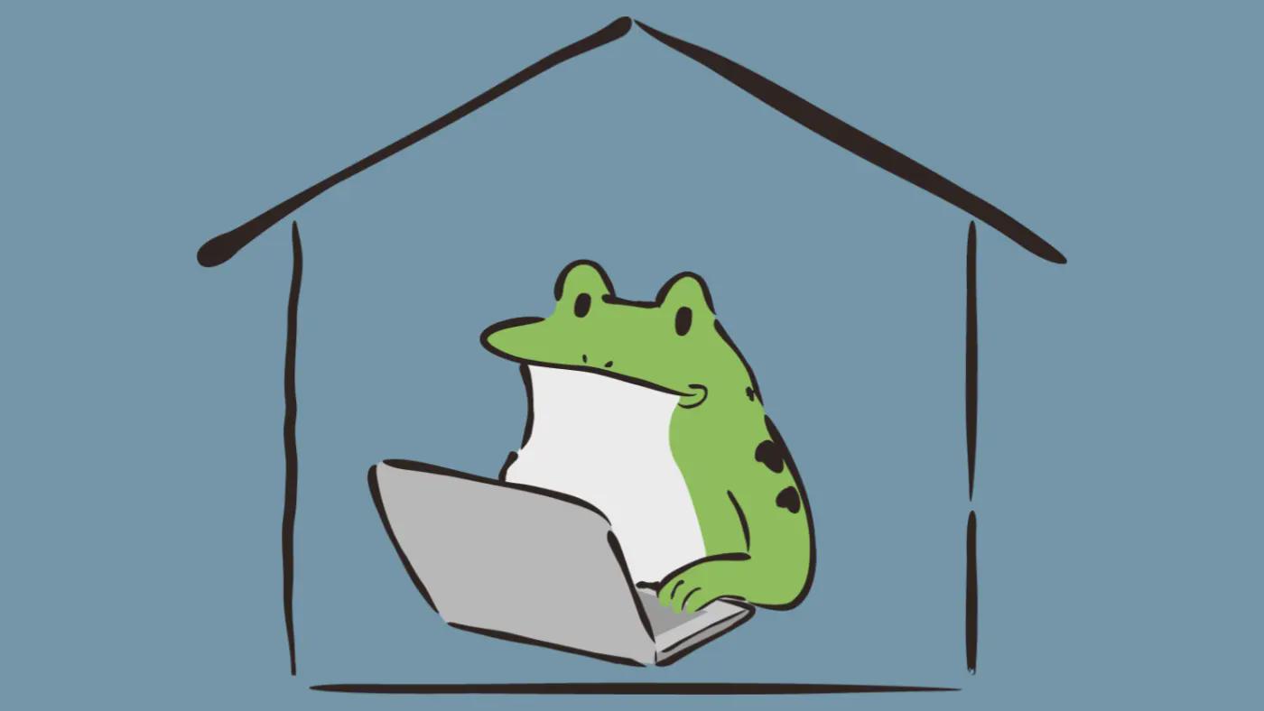 カエルの人